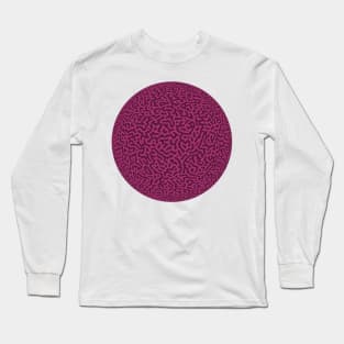 Turing Pattern Sphere (Purple Pink) Long Sleeve T-Shirt